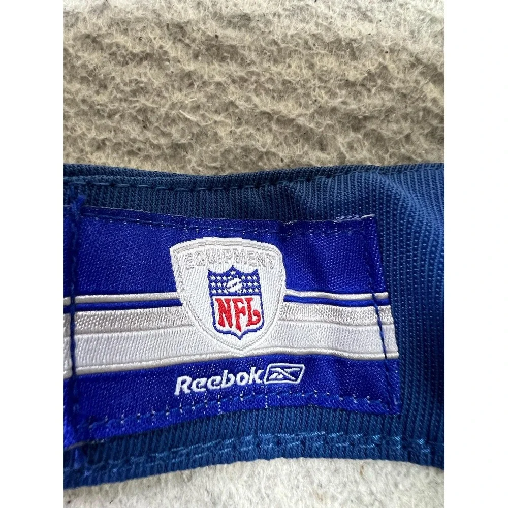 Indianapolis Colts Hat Visor Strap Back Mens One‎ Size NFL Authentic Sideline